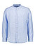 Hemd, Reines Leinen, hellblau meliert - hellblau