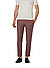 Hose Kynd, Slim Fit, Mikrofaser-Stretch, bordeaux meliert - bordeaux