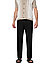 Hose Rimon, Regular Fit, Lyocell-Baumwolle, schwarz - schwarz