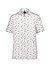 Kurzarmhemd, Modern Fit, Baumwolle, weiß gemustert - weiß
