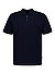 Zip-Polo Paras, Baumwolle, dunkelblau - dunkelblau