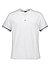 T-Shirt Rib, Baumwoll-Stretch, weiß - weiß