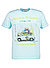 T-Shirt, Baumwolle, cloud - cloud