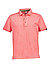 Polo-Shirt, Baumwoll-Piqué, corallo - corallo