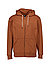 Sweatjacke, Baumwolle, dunkelorange - dunkelorange