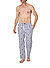 Pyjamhose, Baumwolle, blau kariert - navy-weiß