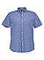 Kurzarmhemd, Regular Fit, Baumwolle, blau kariert - blau