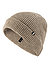 Mütze, Wolle, taupe meliert - taupe
