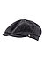 Schiebermütze, Leinen-Baumwolle, anthrazit meliert - anthrazit