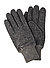 Handschuhe, Wolle Fleece gefüttert, anthrazit meliert - anthrazit