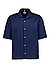 Kurzarmhemd, Regular Fit, Baumwolle, navy - navy