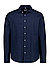 Hemd, Regular Fit, Reines Leinen, navy - navy