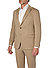 Sakko Edoardo, Modern Fit, Jersey halbgefüttert, beige-braun meliert - braun