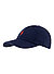 Cap, Baumwolle, navy - dunkelblau-rot