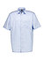 Kurzarmhemd, Comfort Fit, Baumwolle, hellblau - hellblau