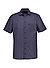 Kurzarmhemd, Modern Fit, Baumwolle, marine gemustert - marine