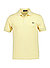 Polo-Shirt, Baumwoll-Piqué, gelb - gelb-schwarz