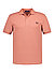 Polo-Shirt, Baumwoll-Piqué, koralle - koralle-schwarz