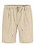 Shorts, Reines Leinen, sand - sand