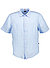 Kurzarmhemd Rash, Regular Fit, Reines Leinen, hellblau - hellblau