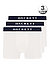 Trunks, Baumwoll-Stretch, weiß - weiß