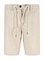 Shorts, Regular Fit, Baumwoll-Leinen, beige - beige
