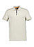 Zip-Polo Passerzip, Baumwoll-Piqué, beige - beige