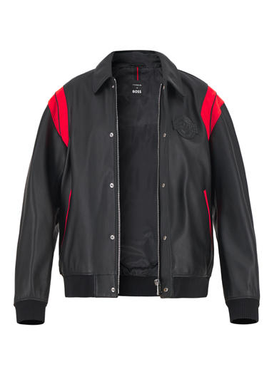 Blouson Meon, Lammnappa, schwarz