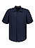 Kurzarmhemd Rash, Regular Fit, Reines Leinen, nachtblau - nachtblau