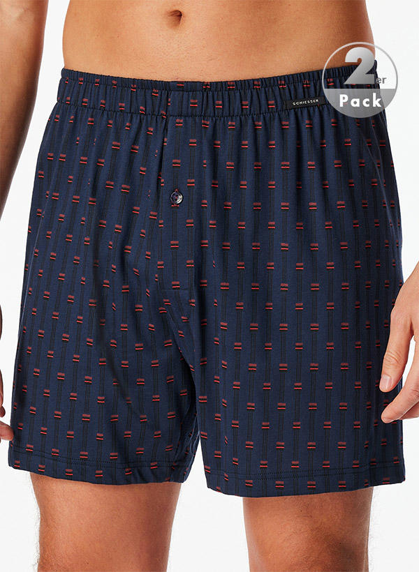 Schiesser Boxershorts 2er Pack 182427/924
