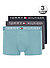 Trunks, Baumwoll-Stretch, grau- navy-hellblau - blau-grau-dunkelblau