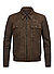 Hybrid Jacke MSRyan, Ziegenvelours-Strick, tabak - tabak