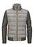 Steppjacke MSDean, Mikrovelours Strick sorona®, grau - grau