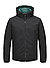 Wendejacke MSTyron, Nylon-Stretch sorona®, schwarz-grün - schwarz