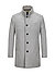 Mantel MSDuran, Wolle, hellgrau meliert - hellgrau