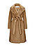 Mantel MSAnthea im Fake Fur-Stepp-Mix - camel