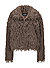 Jacke MSWhitney aus Kunstpelz im Federlook - taupe