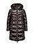 Steppmantel MSRocky mit kuscheligen Fake Fur Details - dunkelbraun