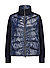 Steppjacke MSEstafania im Material-Mix - nachtblau