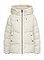 Halbdaunen-Jacke MSHalima im edlen Stricklook - creme