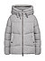 Halbdaunen-Jacke MSHalima im edlen Stricklook - grau