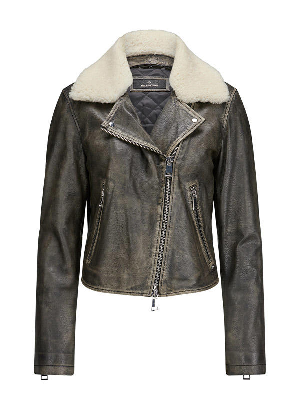 MILESTONE Damen Lederjacke Shake 531086/41615/92 Image 0