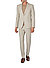 Anzug Huge, Slim Fit, Schurwoll-Stretch, ecru-sand meliert - ecru