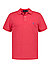 Polo-Shirt, Custom Slim Fit, Baumwoll-Piqué, feuerrot - feuerrot