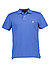 Polo-Shirt, Custom Slim Fit, Baumwoll-Piqué, sky - skyblue