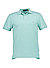 Polo-Shirt, Custom Slim Fit, Baumwoll-Piqué, helltürkis - helltürkis