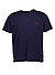 T-Shirt, Classic Fit, Baumwolle, dunkelblau - dunkelblau
