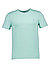 T-Shirt, Custom Slim Fit, Baumwolle, hellgrün - seegrün