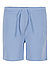 Sweatshorts, Baumwolle, blau - blau