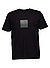 T-Shirt Dusplit, Baumwoll-Stretch, schwarz - schwarz